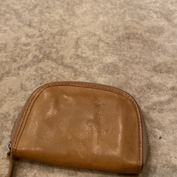 Fossil vintage leather full zip wallet. Soft Taupe tan like new - Picture 5 of 7